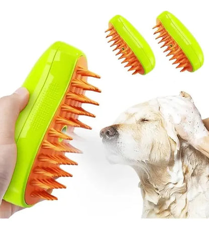 Cepillo Para Mascotas 3 En 1 Vapor